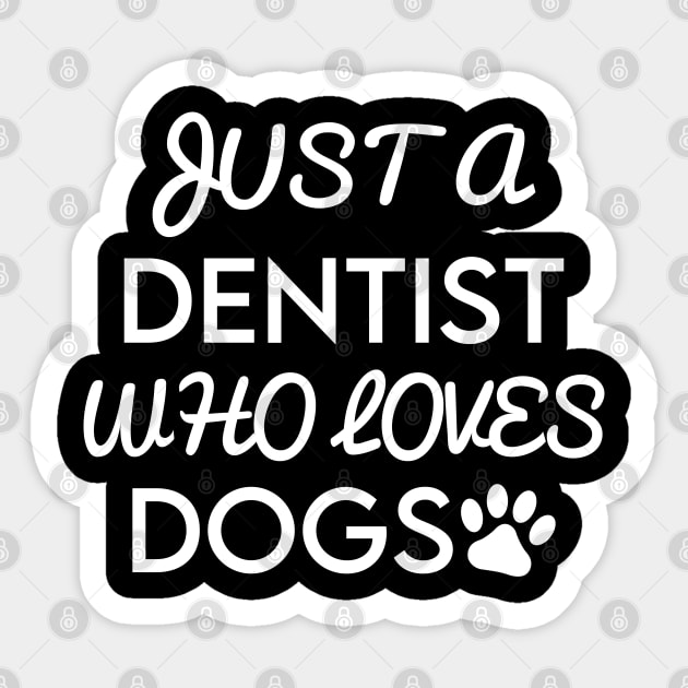 Dentist Sticker by Elhisodesigns